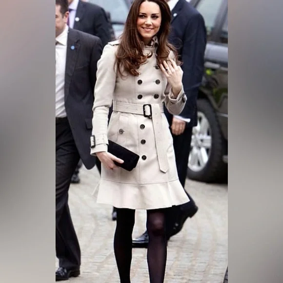 Burberry Littleton wool trench coat - Picture 5 of 9